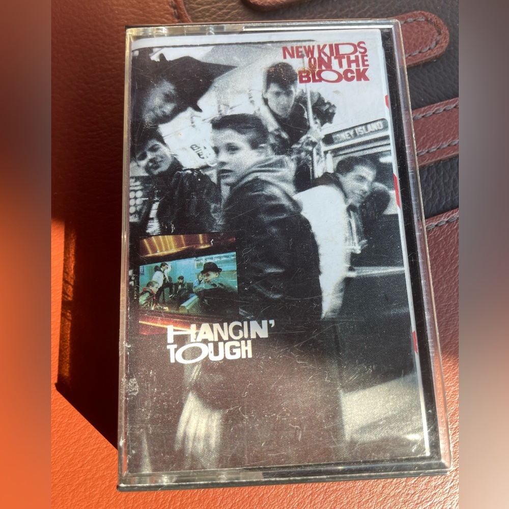 Vintage Cassette Tape New Kids On The Block, Hangin’ Tough